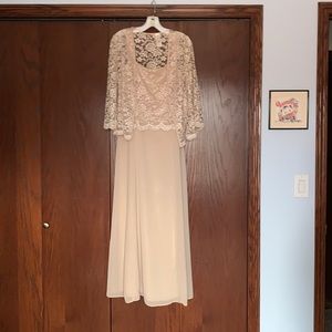 women’s small khaki formal gown.